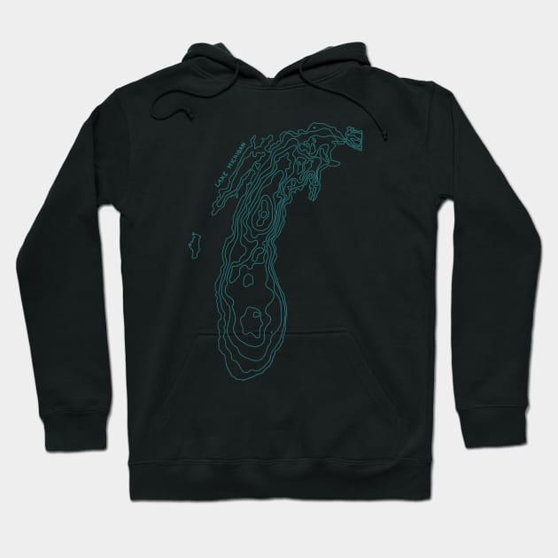 Lake Michigan Hoodie by simplistictees